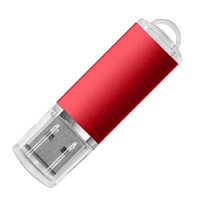 USB flash-карта ASSORTI (8Гб), ярко-красный