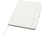 Teak блокнот А5 из переработан. материала в твердой обложке с линован. страницами - Белый