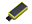 USB-флешка промо на 64 Гб прямоугольной формы, выдвижной механизм, желтый USB-флешка промо на 64 Гб прямоугольной формы, выдвижной механизм, желтый