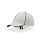 Бейсболка "Ace", 6 клиньев,  застёжка на липучке, белый