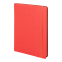 Ежедневник недатированный Shady, А5,  красный, кремовый блок в линейку, красный обрез, ярко-красный