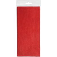 Упаковочная бумага "Тишью" 10 листов в упаковке, размер листа 50 x 66 см, красный