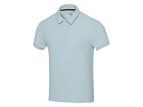 Рубашка поло унисекс Akoya из переработанного махрового материала - Cloud Blue