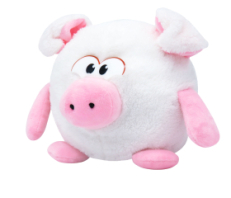 МЯГКАЯ ИГРУШКА НЯША (211), белый/розовый