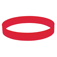 Браслет силиконовый FEST; 20 x 1,2 x 0,2 см; красный; силикон, красный