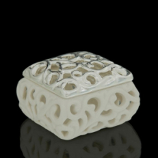 Шкатулка &amp;quot;Нежность&amp;quot;, Белый винтаж