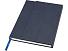 Блокнот Alejandra формата А5 с твердой обложкой из переработанной кожи - Синий