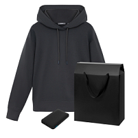 Набор с одеждой ALEX (худи, аккумулятор), черный, XL Набор с одеждой ALEX (худи, аккумулятор), черный, XL