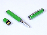 USB-флешка на 16 Гб в виде ручки с мини чипом, зеленый USB-флешка на 16 Гб в виде ручки с мини чипом, зеленый