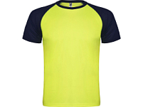 Спортивная футболка Indianapolis мужская, неоновый желтый/нэйви