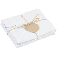 Набор кухонных полотенец Good Wipe, белый с белым Набор кухонных полотенец Good Wipe, белый с белым