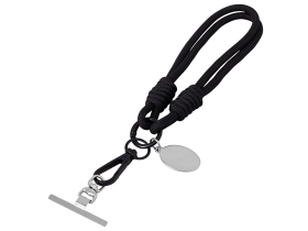 Брелок-браслет Bohemian c металлическим держателем для телефона, черный