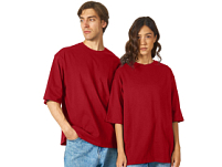 Футболка Berlin к/р оверсайз, 100% хлопок, 180гр, красный