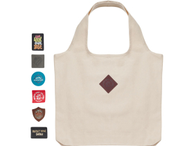 Сумка Revest из переработанного хлопка, натуральный с патчем