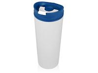 Термокружка Brite 500мл, белый/синий