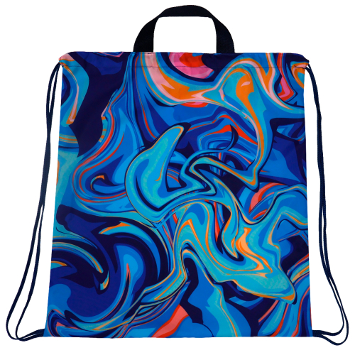 Сумка-рюкзак с полноцветной печатью Флюр, Мультиколор...