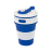 Стакан складной BUTTON,  350 мл, синий