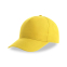 Бейсболка RECY FIVE, 5 клиньев, застежка-липучка, желтый