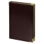 Ежедневник полудатированный Classic Pristine Gold А5, Коричневый / золотой