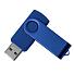 USB flash-карта DOT (16Гб), синий, 5,8х2х1,1см, пластик, металл, синий