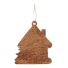 Ёлочная игрушка Домик (красный)