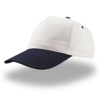 Бейсболка START FIVE, 5 клиньев, застежка на липучке, белый, синий