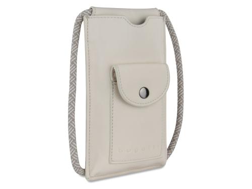 Сумка-чехол для мобильного телефона BUGATTI АЛМАТА | ALMATA, бежевая, полиуретан, 11x2x18 см