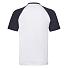 Футболка мужская SHORT SLEEVE BASEBALL T 160, темно-синий, белый