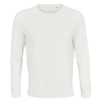 Футболка унисекс с длинным рукавом PIONEER, белый Футболка унисекс с длинным рукавом PIONEER, белый