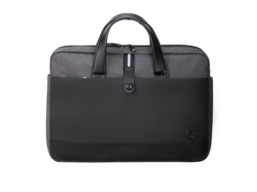 Сумка для ноутбука TORBER ВЕКТОР 14.1'', чёрный/серый, нейлон, 40 x 5 x 28 см, 5л