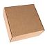 Коробка подарочная BOX, размер 20,5 x 21 x 11см, коричневый