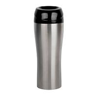 Термокружка вакуумная CLICK, 400 мл, серебристый Термокружка вакуумная CLICK, 400 мл, серебристый