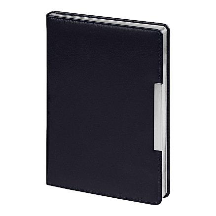 Ежедневник City Moderna Pristine А5, Синий/Серебряный