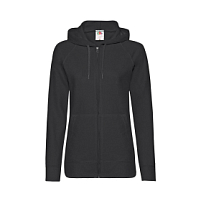 Толстовка женская без начеса LADIES LIGHTWEIGHT HOODED SWEAT 240, черный