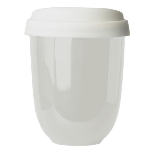 Стакан CAPSULA с крышкой, белый, белый