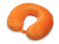 Подушка Basic из микрофибры с эффектом памяти U-shape, оранжевый NEW Подушка Basic из микрофибры с эффектом памяти U-shape, оранжевый NEW