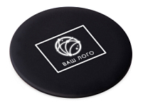 Беспроводное зарядное устройство с подсветкой логотипа Moon spot, 10 Вт, soft-touch