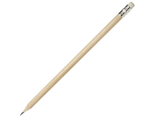 Graffo карандаш с ластиком - Натуральный