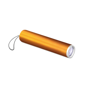 Брелок-фонарик Laiton с подсветкой Logo, Оранжевый