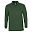 Рубашка поло мужская с длинным рукавом Winter II 210 темно-зеленая Рубашка поло мужская с длинным рукавом Winter II 210 темно-зеленая