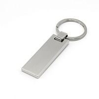 Брелок металлический Лампедуза  в подарочной упаковке-S, Серебристый