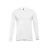 Рубашка-поло мужская BERN 210 с длинным рукавом, белый
