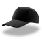 Бейсболка LIBERTY FIVE, 5 клиньев, застежка на липучке, черный