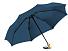 Зонт складной 5429 ÖkoBrella из бамбука, полуавтомат, navy