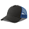Бейсболка RAPPER COTTON-S, 5 клиньев, пластиковая застёжка, тёмно-серый, синий