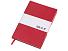 Бизнес-блокнот C1 софт-тач, гибкая обложка, 128 листов, красный