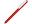 Ручка пластиковая шариковая Pigra P03, цвет: красный, белый