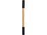Вечный карандаш и ручка из бамбука Black bamboo, натуральный и черный