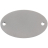 Шильдик металлический Alfa Oval, серебристый
