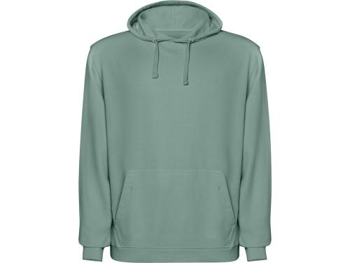 Толстовка с капюшоном KENIA унисекс, сине-зеленый выстиранный